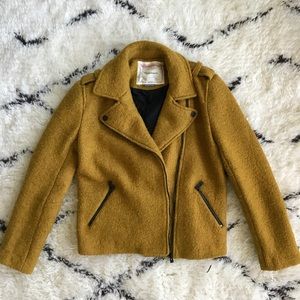 Anthropologie Boucle Wool Moto Jacket - Sold Out